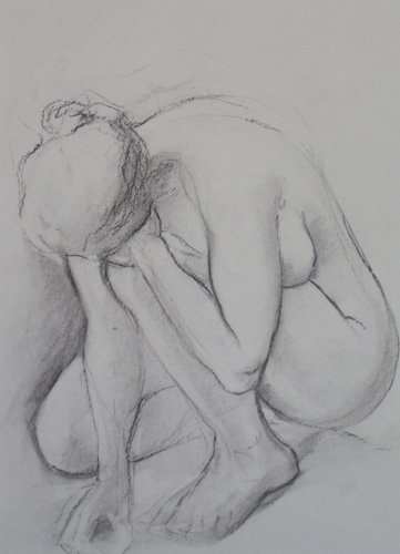 femme &agrave; sa toilette