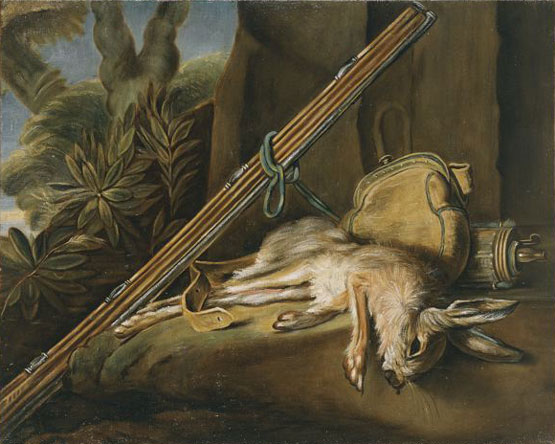 Lievre &agrave; la gibeci&egrave;re, d'apres Chardin