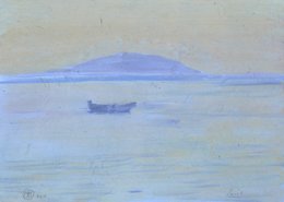 Avant l'heure, monotype, 23x17, 2010