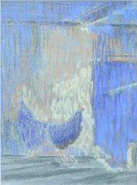 Chant du matin, pastel 18x25, 2010