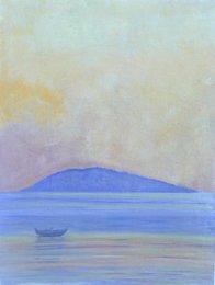 La barque, monotype 30x40, 2011